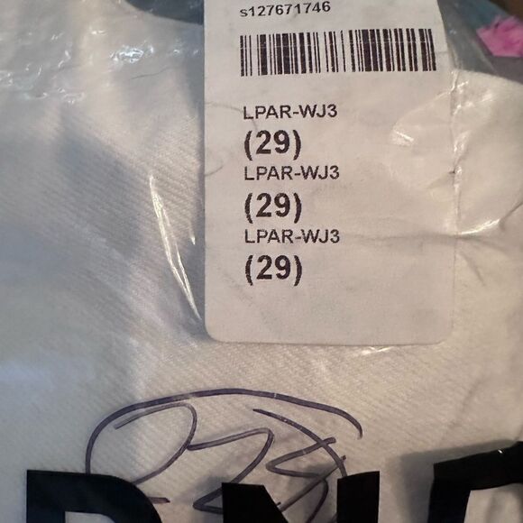 NWTs LPA x GRLFRND Marisol Jean in Vintage White Size 29 - Picture 11 of 11